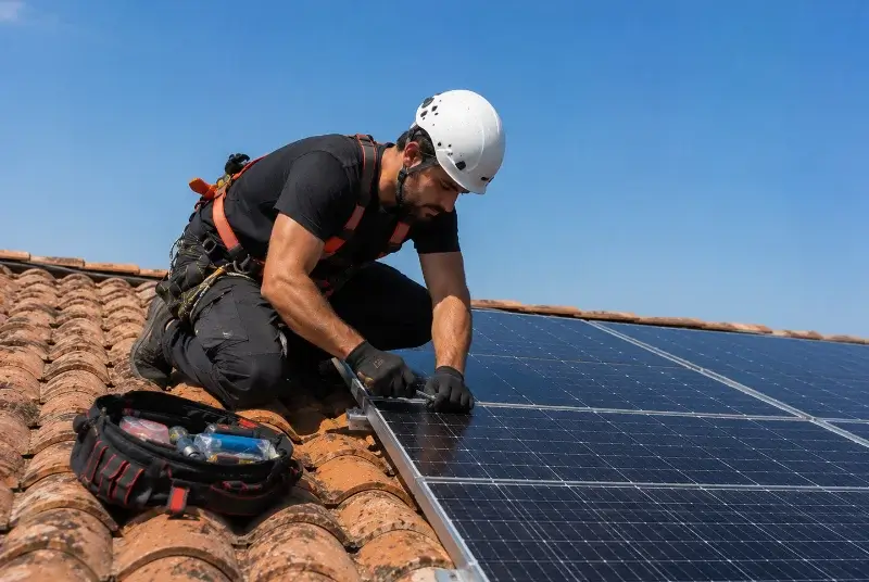 Maintenance et monitoring de panneaux solaires à Mésigny