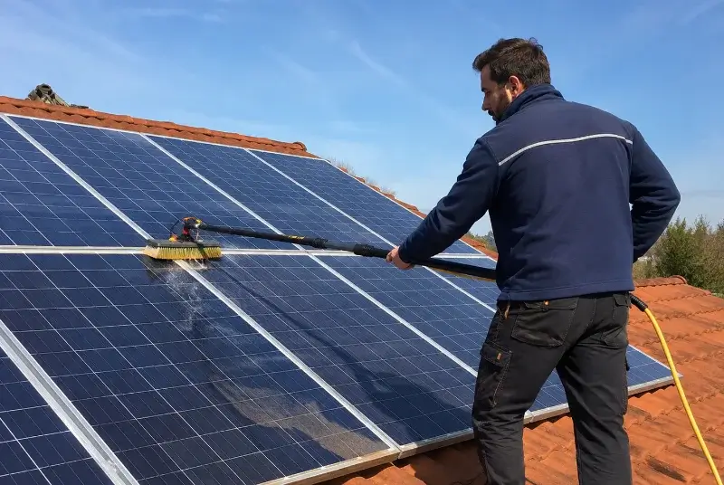 Nettoyage et entretien de panneaux solaires à Mésigny