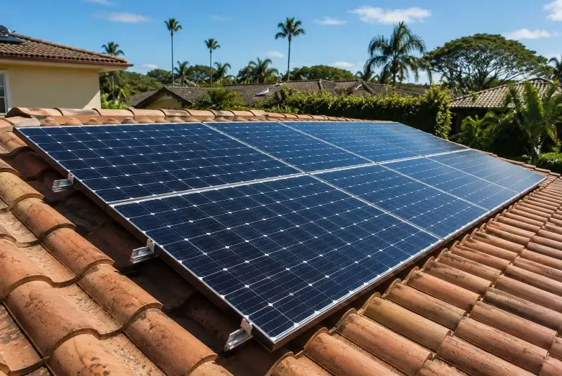 Installation de panneaux solaires à Mésigny